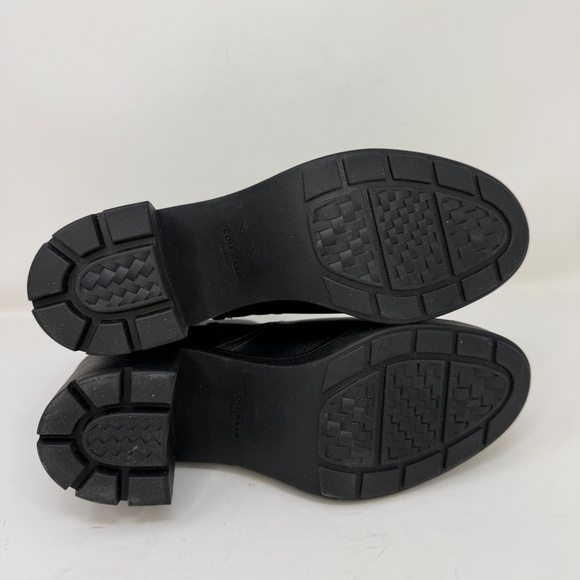 New Cole Haan Paz Pull On Booties In Black Leather Sz 8 - Picture 11 of 13